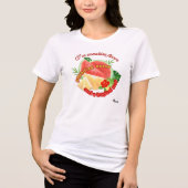 Retro Tropical Fruit T-Shirt Watermelon Pineapple  (Voorkant)