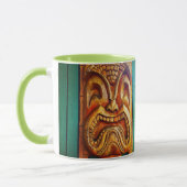 Retro Tropical Hawaii Tiki Fierce Cool  Mok (Links)