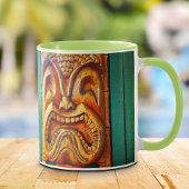 Retro Tropical Hawaii Tiki Fierce Cool  Mok