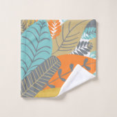 Retro Tropical Leaf Bath Towels mid Century Modern Bad Handdoek (Wasdoekje)