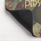 Retro tropical monstera palm leaf 70's zomer muismat (Hoek)