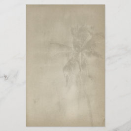 Retro Tropical Palm Tree Papier Stationery