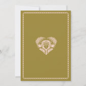 Retro Tropical Palm Tree Pickleball Vrijgezellenfe Kaart (Achterkant)