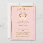 Retro Tropical Pickleball & Prosecco Vrijgezellenf Kaart (Voorkant)