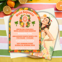 Retro Tropical Pickleball Vrijgezellenfeest Fotobo