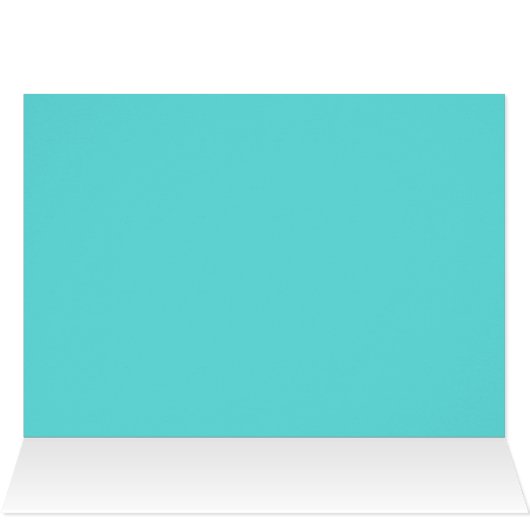 Retro Tropical Vacation Briefkaart (Binnen Horizontaal (Boven))