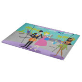 Retro Tropical Vacking Cutting Board Snijplank (Hoek)