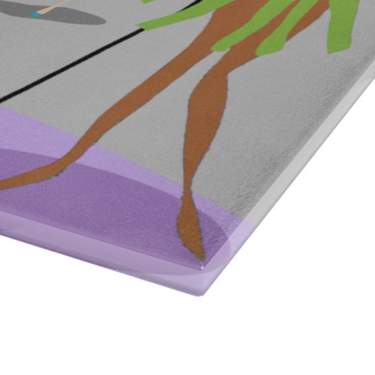 Retro Tropical Vacking Cutting Board Snijplank (Hoek)