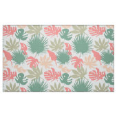 Retro, tropisch, bladeren stof (Fat Quarter)