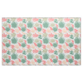 Retro, tropisch, bladeren stof (Yard (91,4 cm))