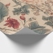 Retro Tropisch Cadeaupapier (Hoek)