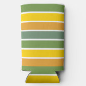 Retro Tropische Ananas Pickleball Bruidsdiner Seltzer Blikjeskoeler (Achterkant)