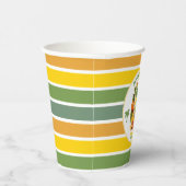 Retro Tropische Ananas Pickleball Bruidsmeisjes Br Papieren Bekers (Rechts)