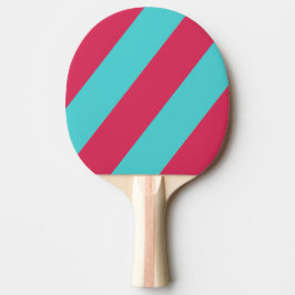 Retro Tropische Bries Krachtige Strepen Tafeltennisbatje
