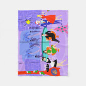 Retro Tropische Deken van de Vacht van de Partij (Voorkant)