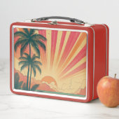 Retro/ tropische/Hawaïaanse zonsondergang (In situ)