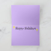 Retro Tropische kerstfeestkaart Feestdagen Kaart (Binnen)