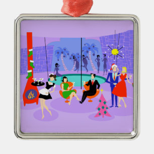 Retro Tropische Ornament van de Vakantie van de