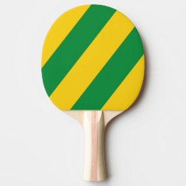 Retro Tropische Palm Drie Vette Strepen Tafeltennisbatje