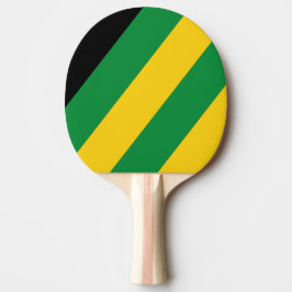 Retro Tropische Palm Vet Gestreepte Tafeltennisbatje
