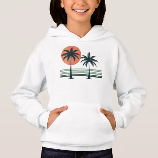 Retro/ tropische palmboom (Voorkant)