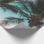 RETRO TROPISCHE PALMBOOM DOOR DE BEACH CADEAUPAPIER (Hoek)