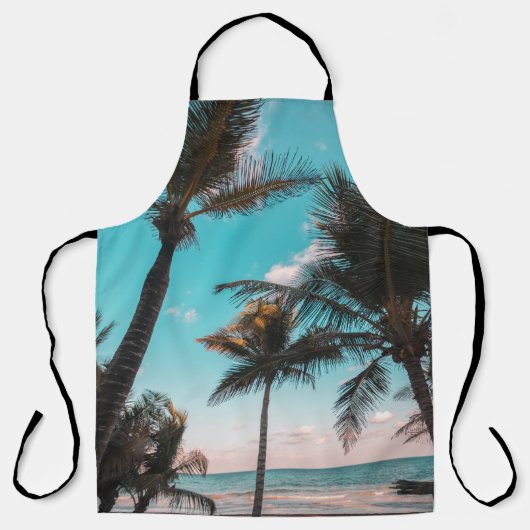 RETRO TROPISCHE PALMBOOM DOOR DE BEACH SCHORT (Voorkant)