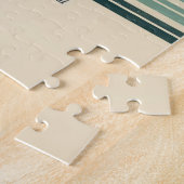 Retro/ tropische palmboom legpuzzel (Zijkant)