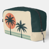 Retro/ tropische palmboom toilettasje (Rechterhoek)