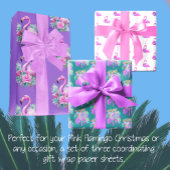 retro tropische roze flamingo kerst kerstboom rok