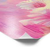 Retro tropische schoonheid foto afdruk (Hoek)