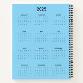 Retro tropische schoonheid notitieboek (Achterkant)