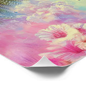 Retro tropische schoonheid perfect poster (Hoek)