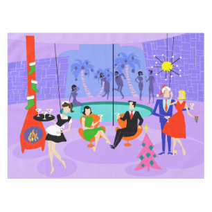 Retro Tropische Tafelkleed van de Partij van