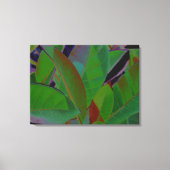 Retro tropische verbinding canvas afdruk (Voorkant)