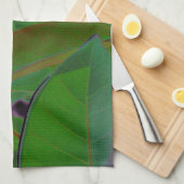Retro tropische verbinding theedoek (Quarter Fold)