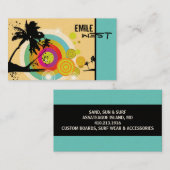 Retro Tropix-Visitekaartjes Visitekaartje (Voorkant / Achterkant)