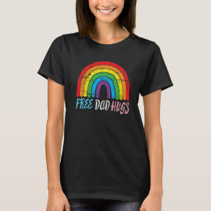 Retro Trots Pap LGBT Ally Mannen Gratis Pap Knuffe T-shirt