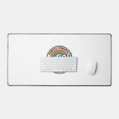 Retro trots protest regenboog badge vector ontwerp bureaumat (Keyboard & Muis)