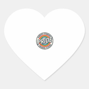 Retro trots protest regenboog badge vector ontwerp hart sticker