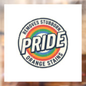 Retro trots protest regenboog badge vector ontwerp raamsticker (Vel 2)
