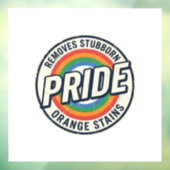 Retro trots protest regenboog badge vector ontwerp raamsticker (Vel 3)