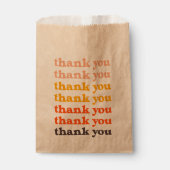 Retro Trouwontvangst Bruidsfeest Dank Je Bedankzakje (Voorkant)