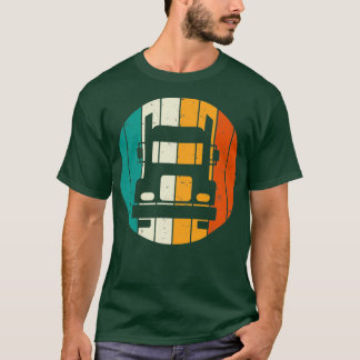 Retro Truck Cool Trucker T T-shirt