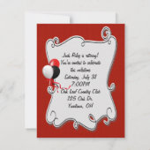 Retro Truck Retirement Party Kaart (Achterkant)