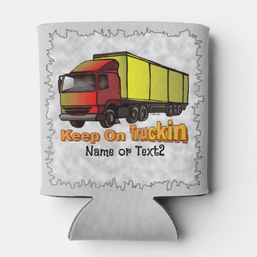 Retro Trucker 1 Blikjeskoeler (Achterkant)