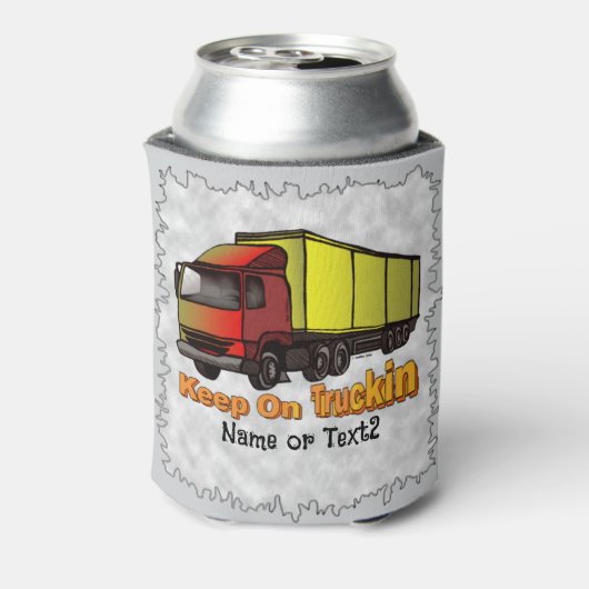 Retro Trucker 1 Blikjeskoeler (Blikje Achterkant)