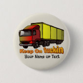 Retro Trucker 1 Ronde Button 5,7 Cm (Voorkant)