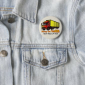 Retro Trucker 1 Ronde Button 5,7 Cm (In situ)