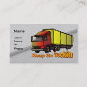 Retro Trucker 1 visitekaartjes (Voorkant)